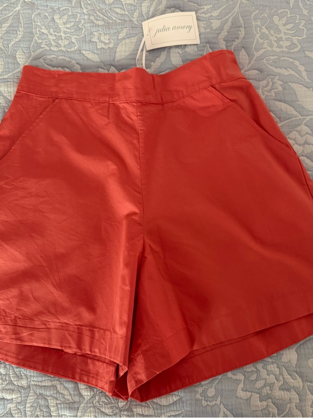 Julia Amory Poplin Cabana Shorts - Small, NWT - Picture 2 of 4